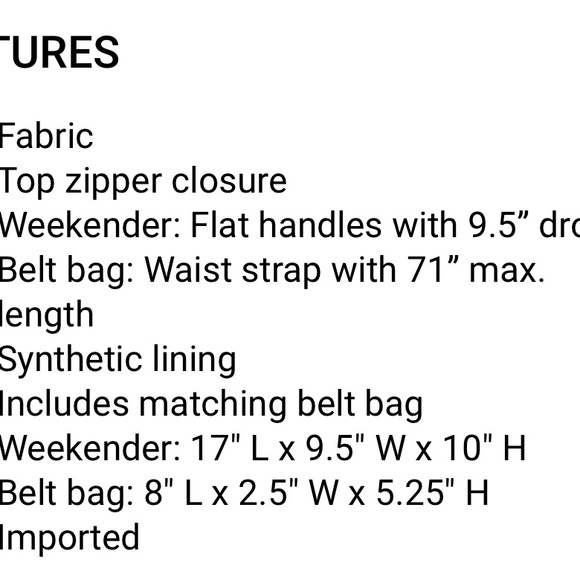 DSW Cream Duffel Bags - Picture 9 of 9